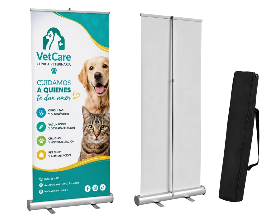 Banner Enrollable Publicitario 200x80cm Personalizado