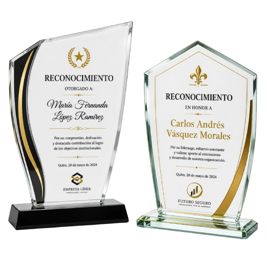 Placas de Reconocimiento Personalizadas