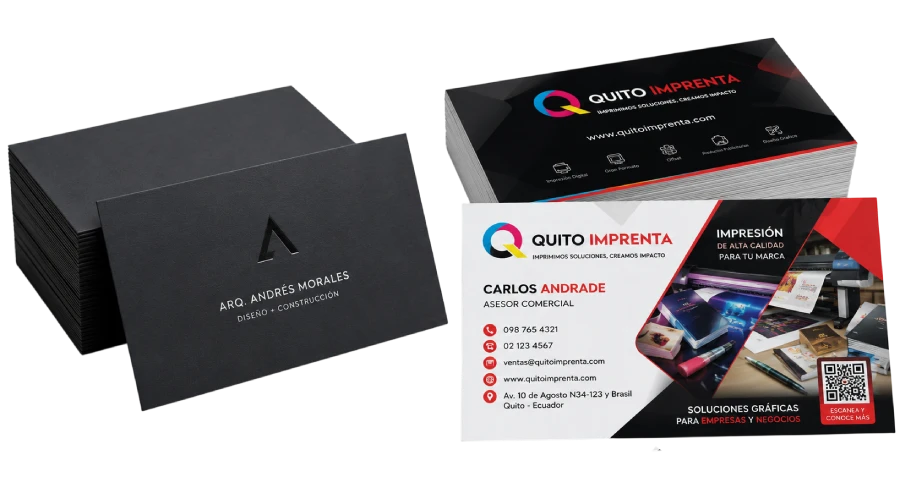 Tarjetas de Presentación Mate Personalizadas