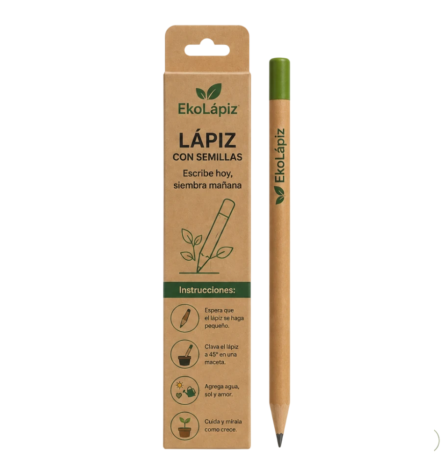 Lápices Personalizados Ecológicos con Semillas