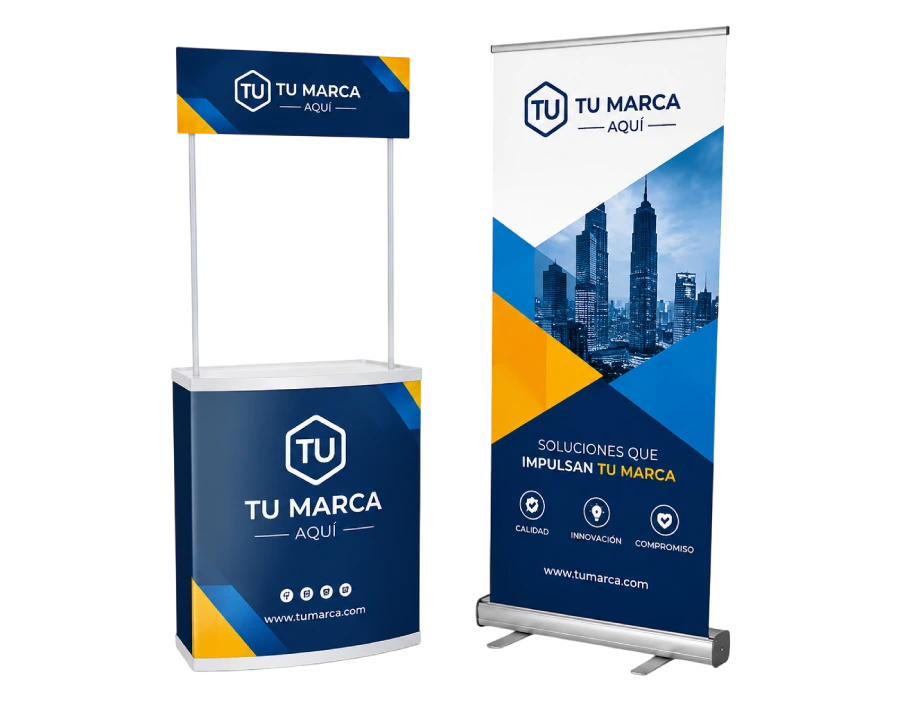 Kit Stand Publicitario y Roll Up para Ferias y Eventos
