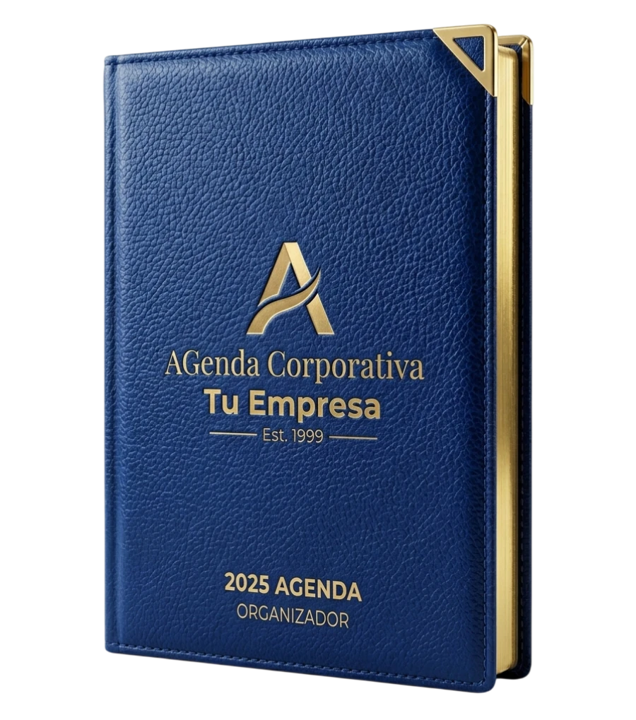Agendas Personalizadas de Cuerina Diarias con Logo