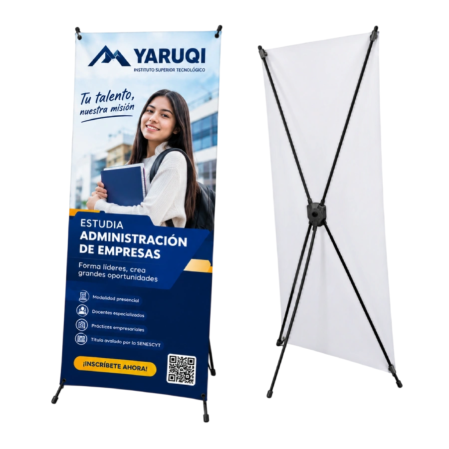 Banner Araña Publicitario 60x160cm Personalizado