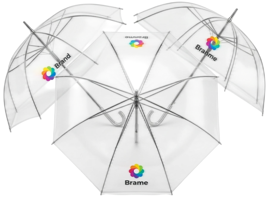 Paraguas Transparente Bellagio Personalizado