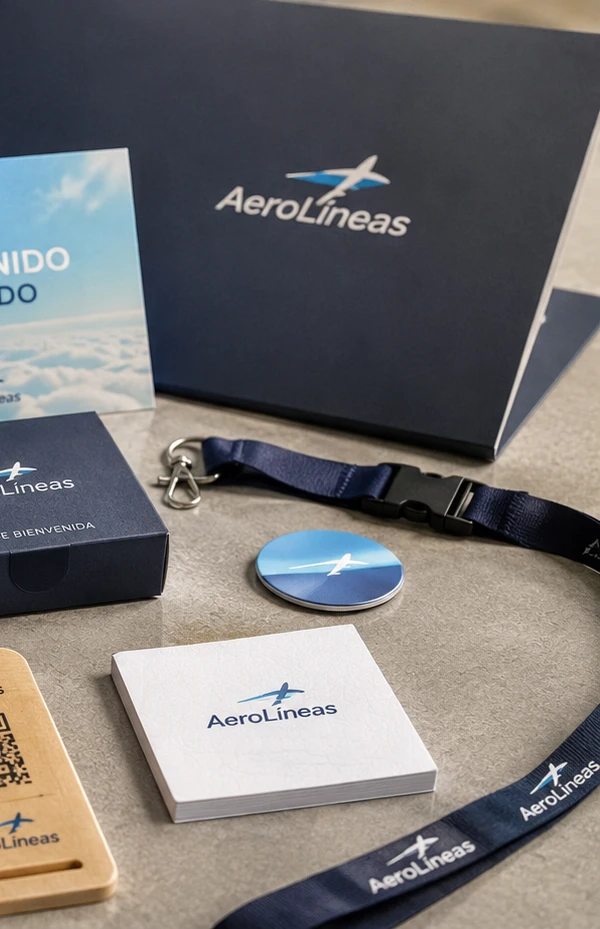 Material promocional corporativo personalizado con acabados de alta calidad en Quito