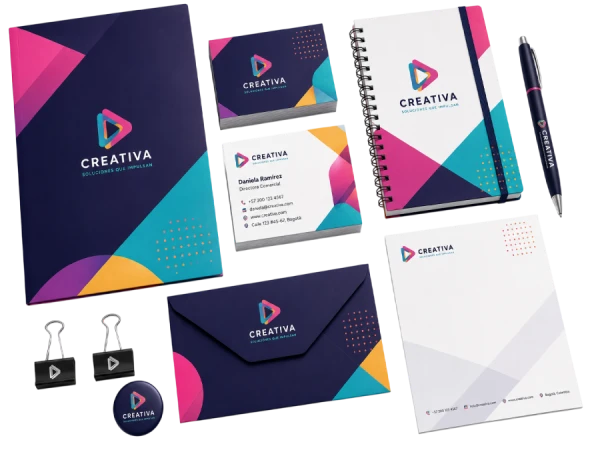 Tarjetas de presentación premium para papelería corporativa y branding profesional